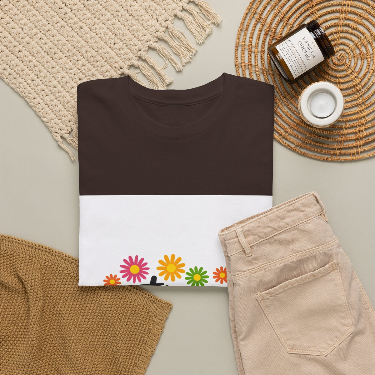 Optimist Floral Tee — Positive Vibes Women’s Graphic T-Shirt