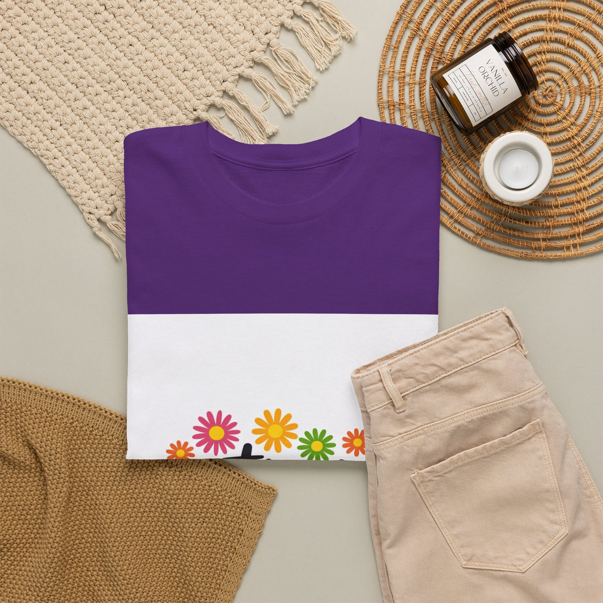 Optimist Floral Tee — Positive Vibes Women’s Graphic T-Shirt
