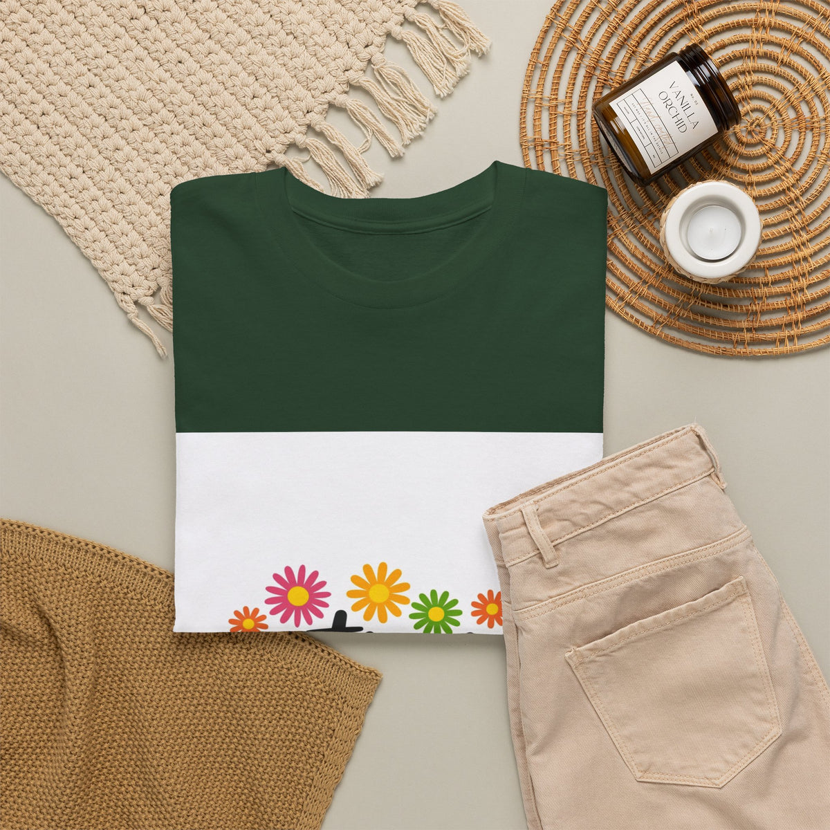 Optimist Floral Tee — Positive Vibes Women’s Graphic T-Shirt