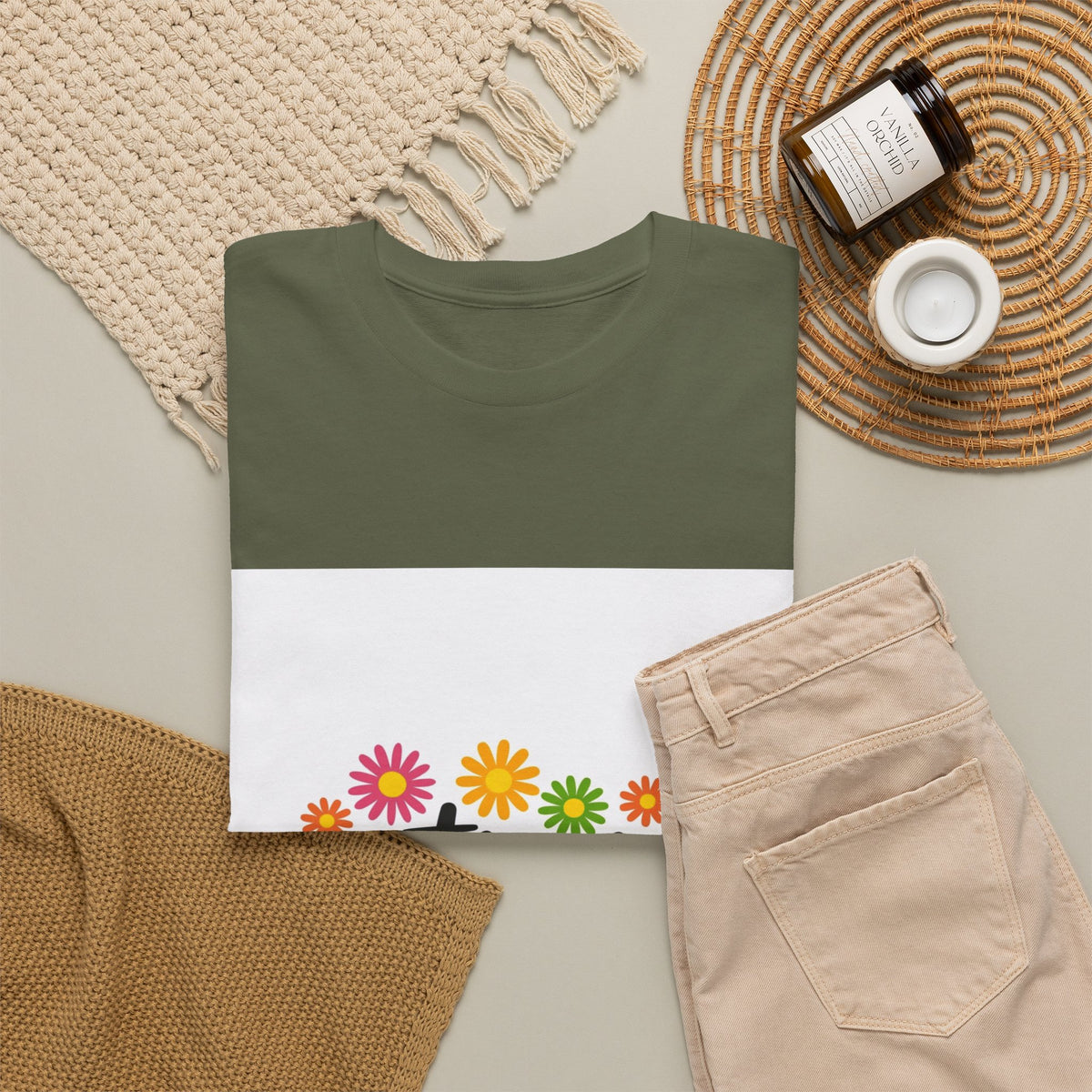 Optimist Floral Tee — Positive Vibes Women’s Graphic T-Shirt