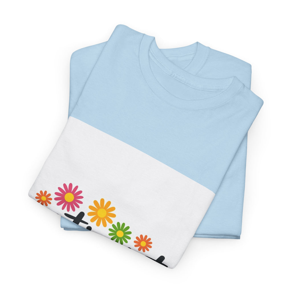 Optimist Floral Tee — Positive Vibes Women’s Graphic T-Shirt
