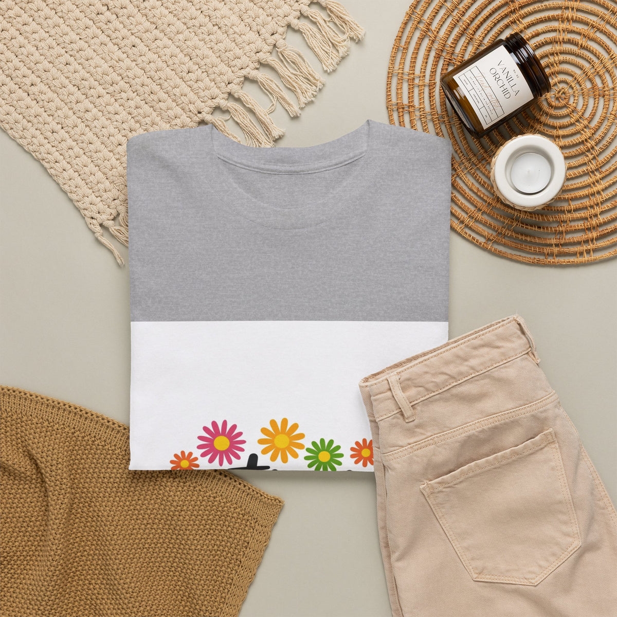 Optimist Floral Tee — Positive Vibes Women’s Graphic T-Shirt