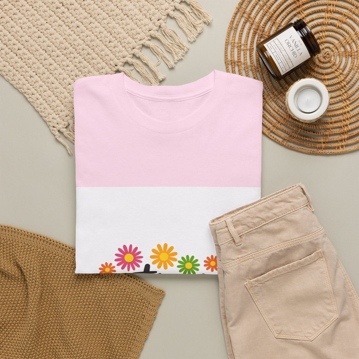 Optimist Floral Tee — Positive Vibes Women’s Graphic T-Shirt