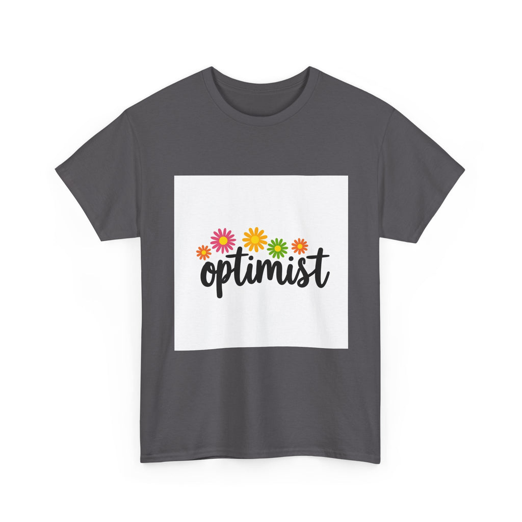 Optimist Floral Tee — Positive Vibes Women’s Graphic T-Shirt