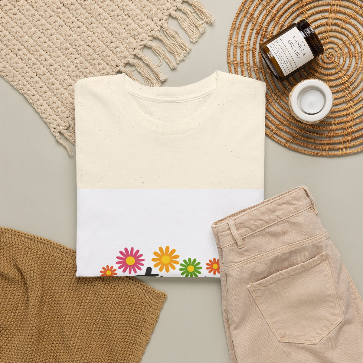 Optimist Floral Tee — Positive Vibes Women’s Graphic T-Shirt