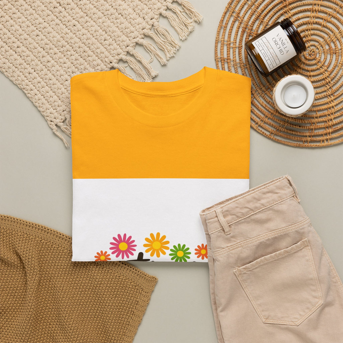 Optimist Floral Tee — Positive Vibes Women’s Graphic T-Shirt