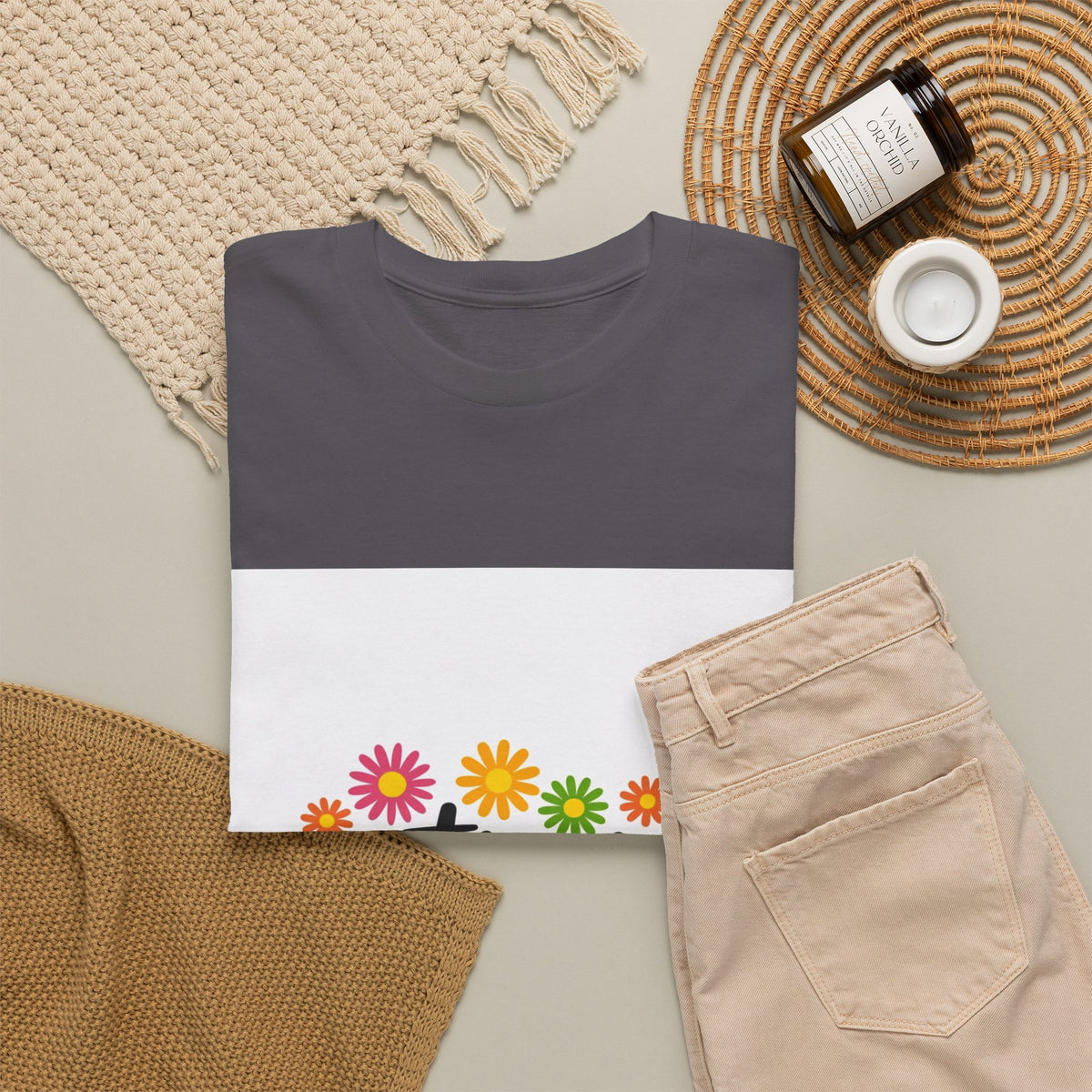 Optimist Floral Tee — Positive Vibes Women’s Graphic T-Shirt