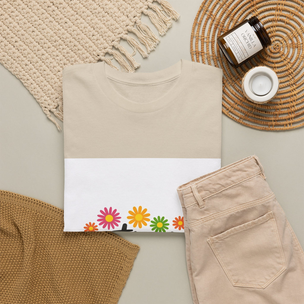 Optimist Floral Tee — Positive Vibes Women’s Graphic T-Shirt