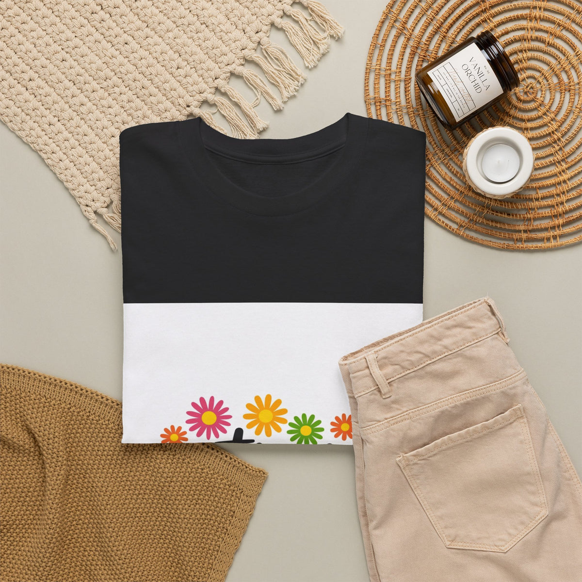 Optimist Floral Tee — Positive Vibes Women’s Graphic T-Shirt