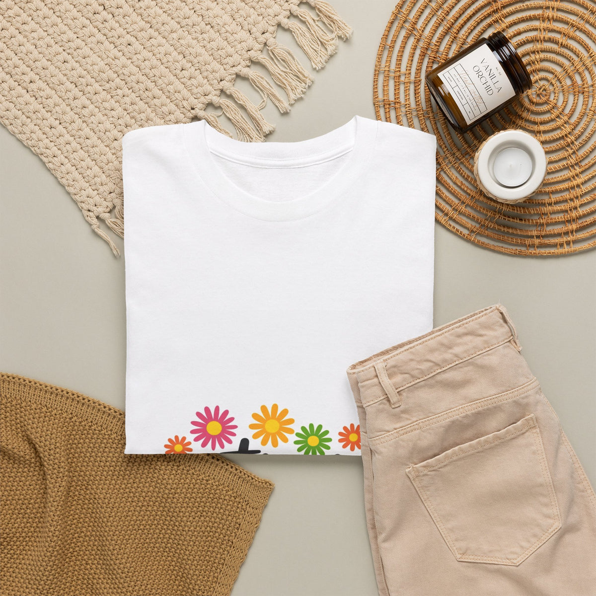 Optimist Floral Tee — Positive Vibes Women’s Graphic T-Shirt
