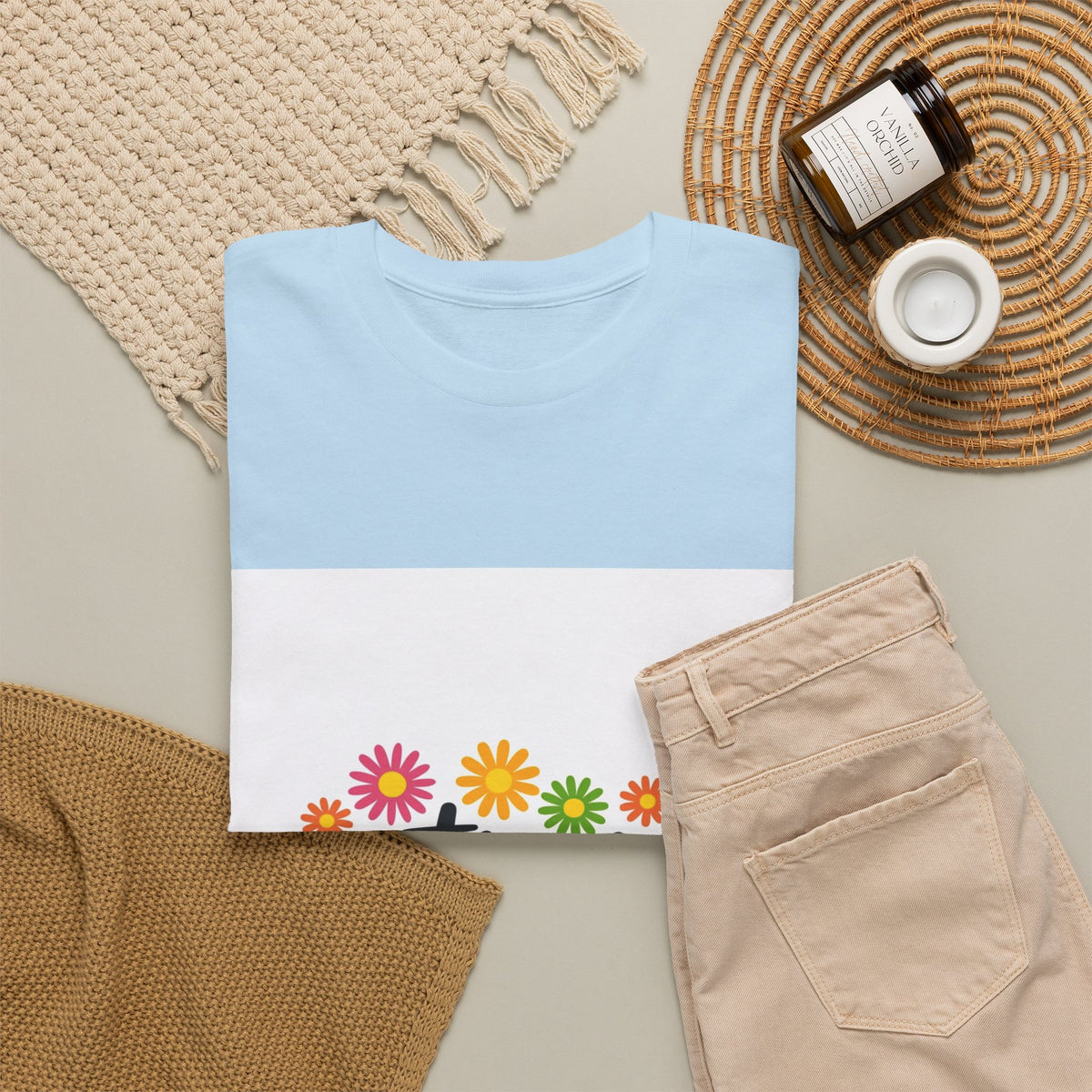 Optimist Floral Tee — Positive Vibes Women’s Graphic T-Shirt